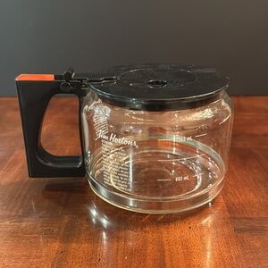 Tim Hortons Glass Replacement 48 oz Coffee Pot Carafe with Lid Fits Bunn 10